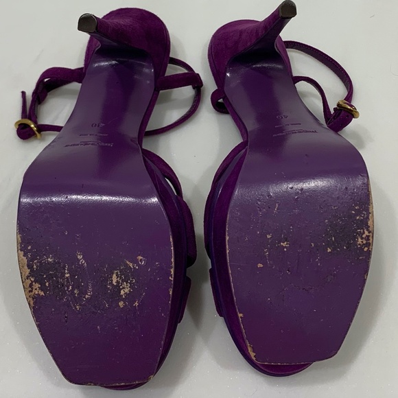 YSL Yves Saint Laurent Tribute Heels in Purple 40 - Picture 7 of 7